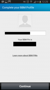 BBM PIN Android