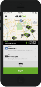 Aplikasi Grab Taxi