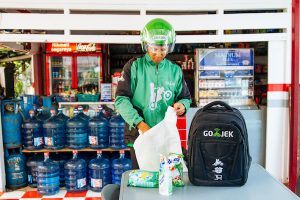 Layanan belanja GoMart dari GoJek.